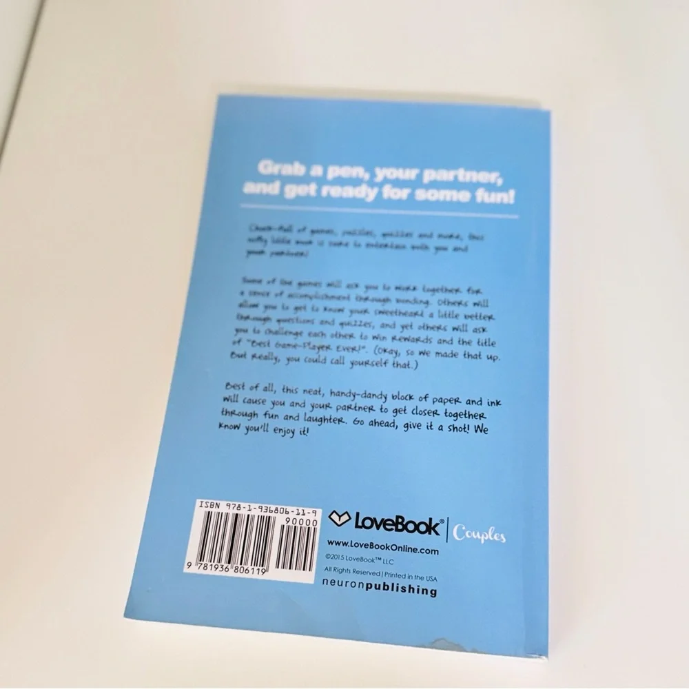 LOVEBOOK The Big Activity Book for Couples
